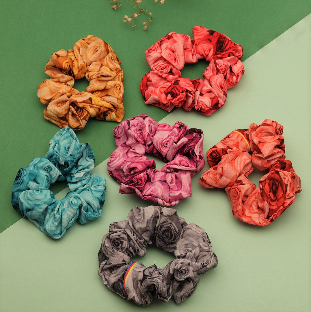 Laida Women Set of 6 Embellished Ponytail Holders