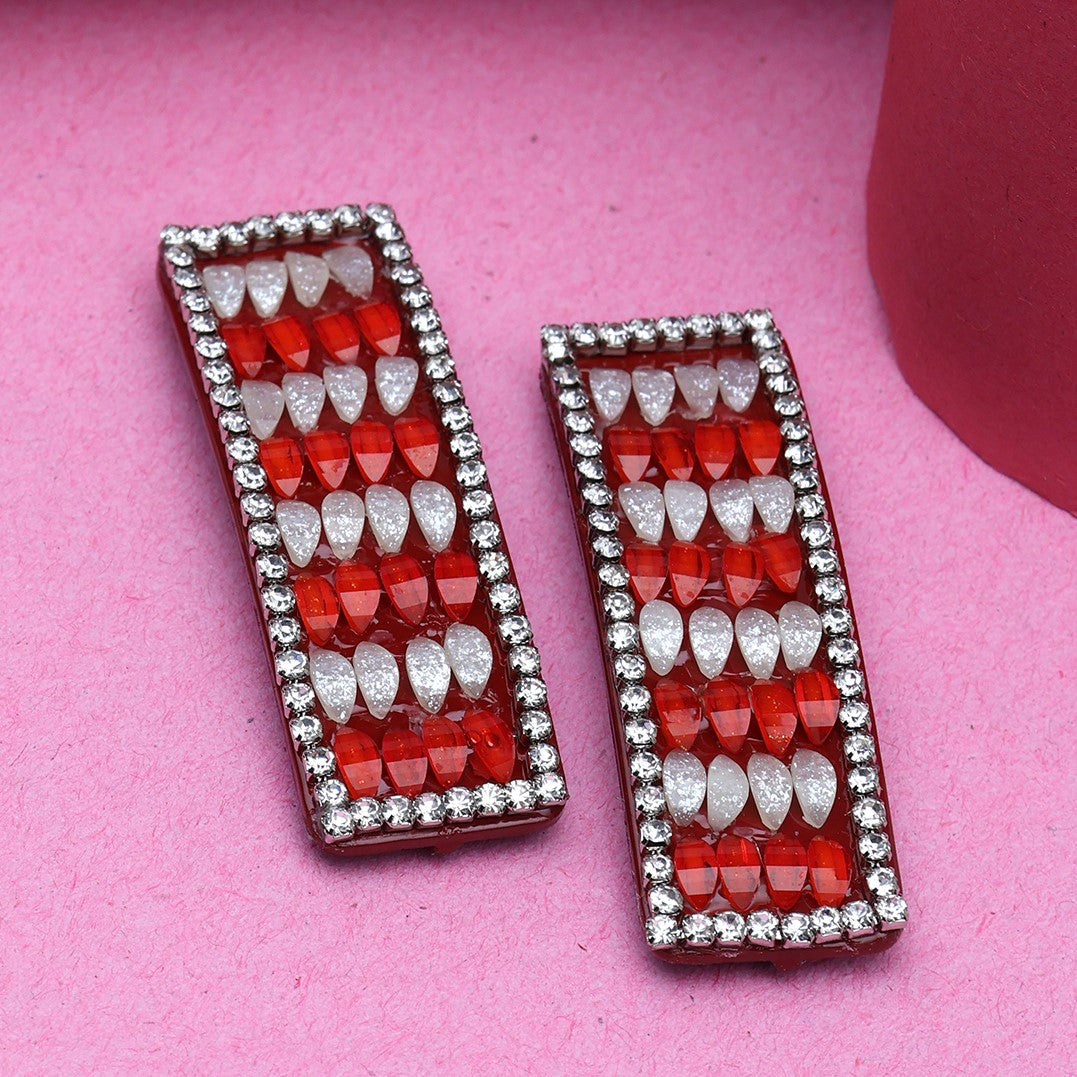 Rose Red Tic Tac Hair Pins