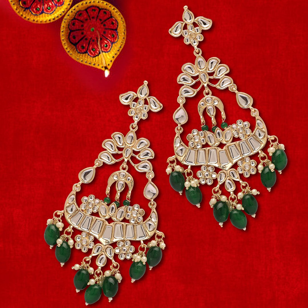 Gold-Plated Classic Drop Earrings