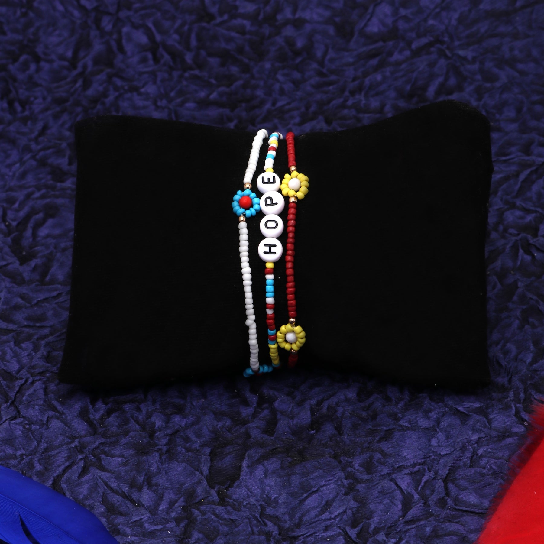 Gold & Yellow Stone & Beads Link Bracelet