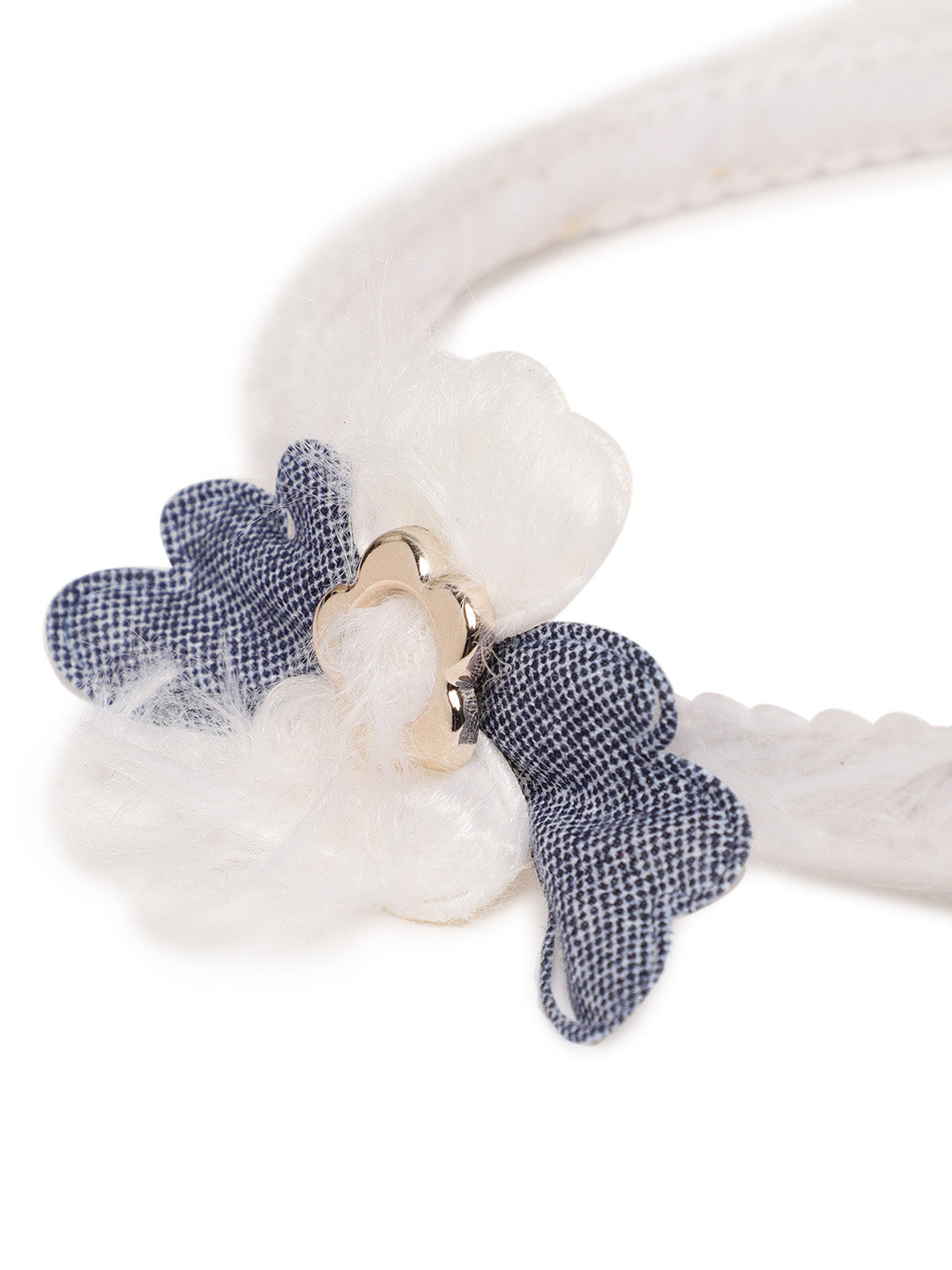 Laida Girls Set of 2 White Embellished Hairbands