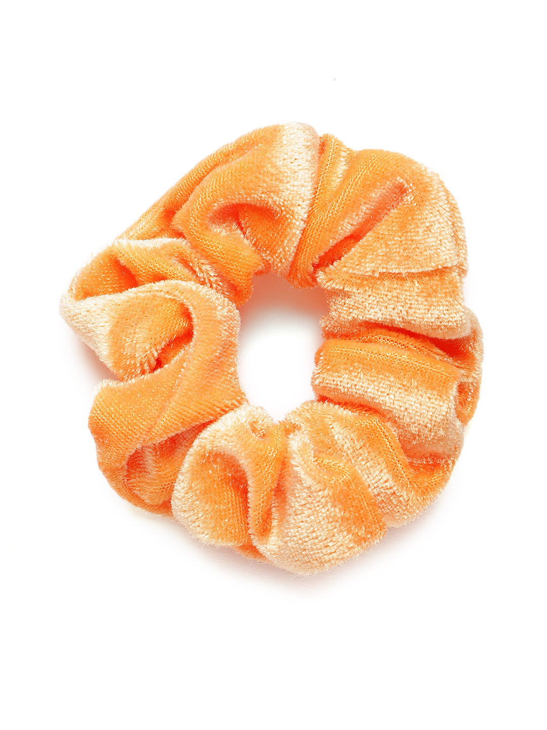 Laida Set of 6 Velvet Finish Scrunchies