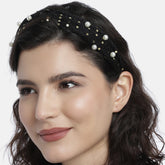 Laida Women Black Embellished Hairband