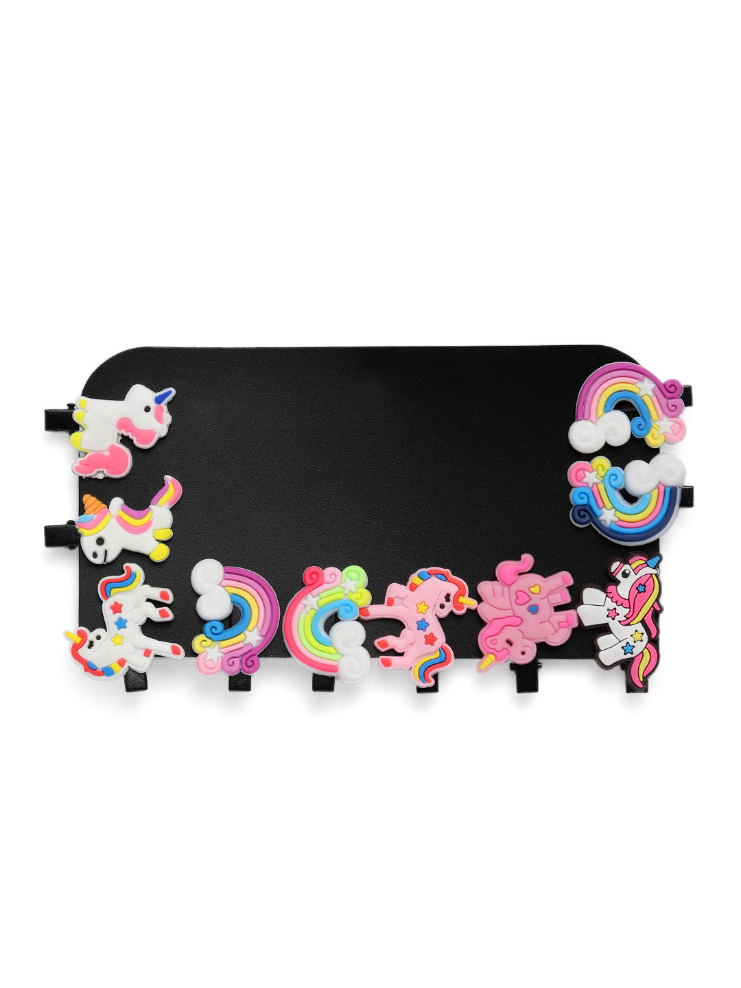 Girls Set Of 10 Multicoloured Alligator Hair Clip