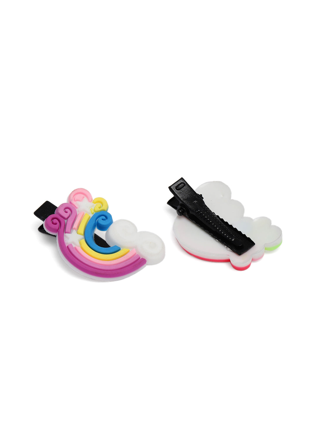 Girls Set Of 10 Multicoloured Alligator Hair Clip