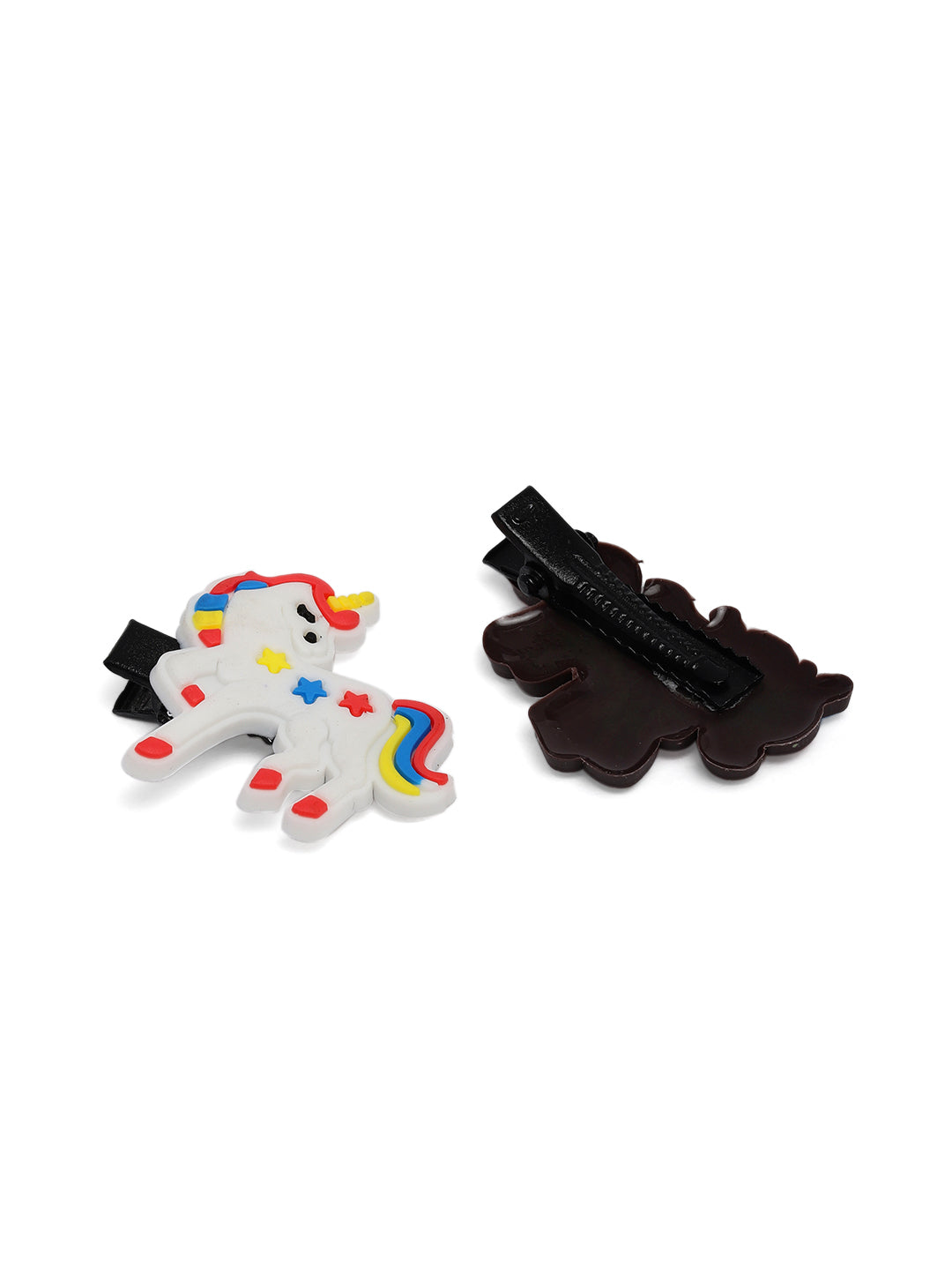 Girls Set Of 10 Multicoloured Alligator Hair Clip