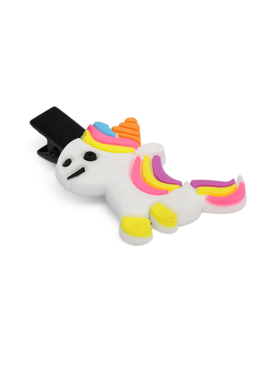 Girls Set Of 10 Multicoloured Alligator Hair Clip