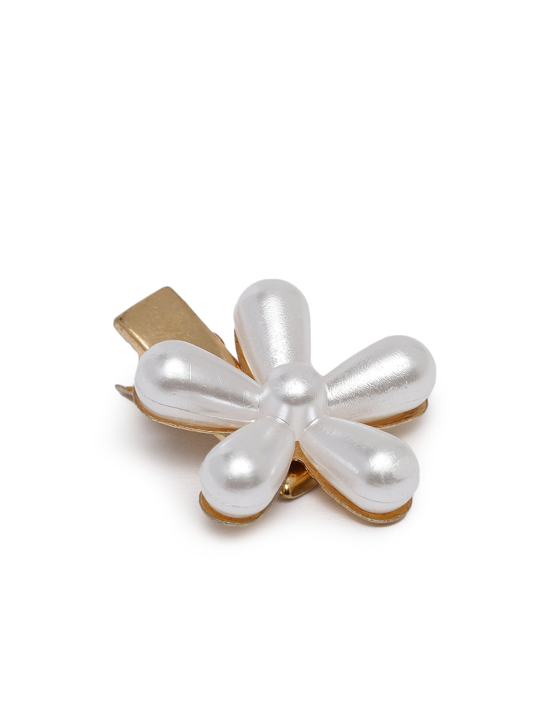 Laida Women Set of 6 Gold-Plated Embellished Alligator Hair Clip