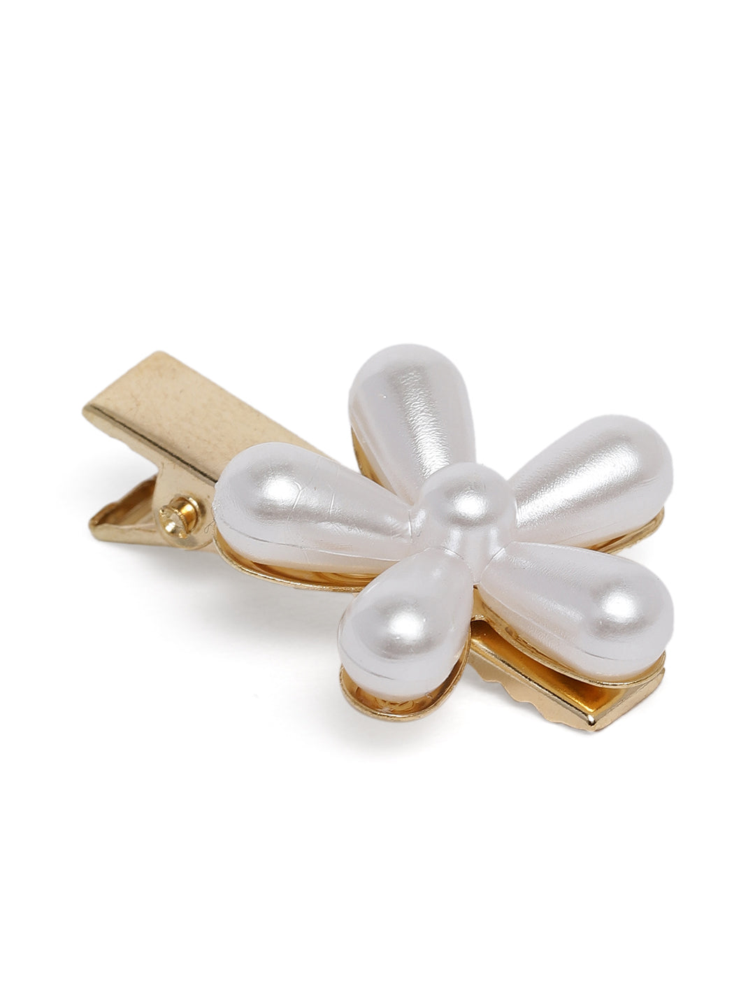 Laida Women Set of 6 Gold-Plated Embellished Alligator Hair Clip