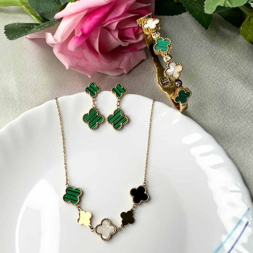 Green Clover Jewellery - Set of 3