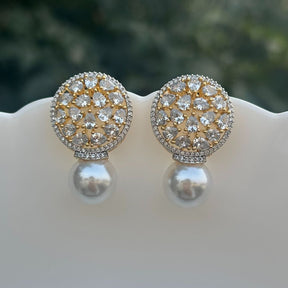 Enrich Pearl AD Stud Earring