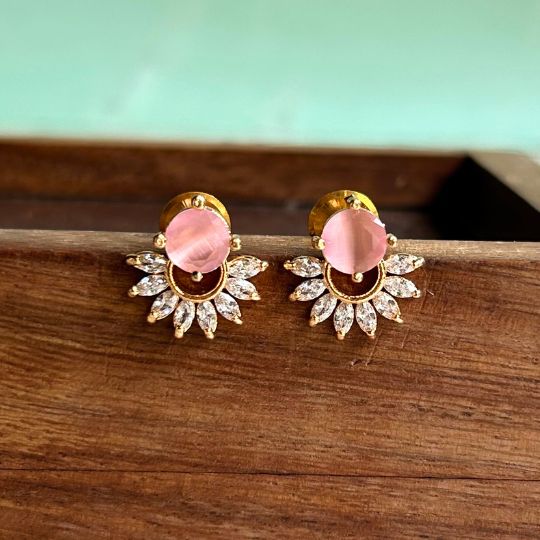 Teensy Pink AD Stud Earring