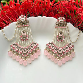 Jodha Pink Jhoomar Earrings