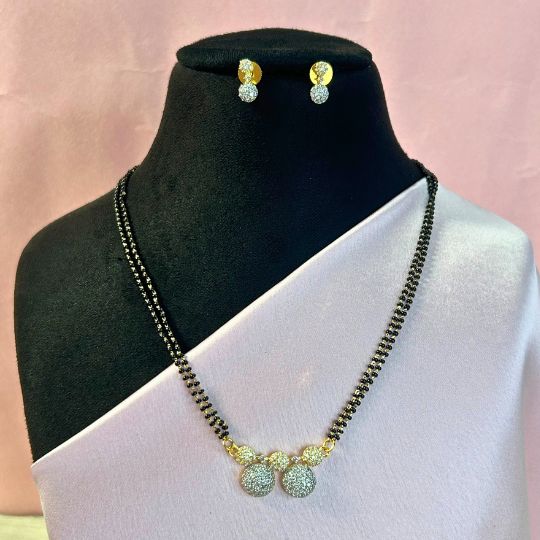 Girika American Diamond Mangalsutra Set