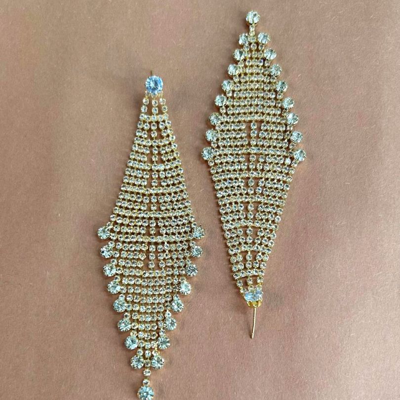 Cady Golden Party Earrings