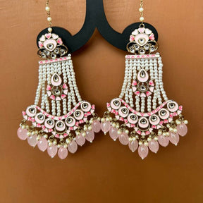 Jodha Pink Jhoomar Earrings