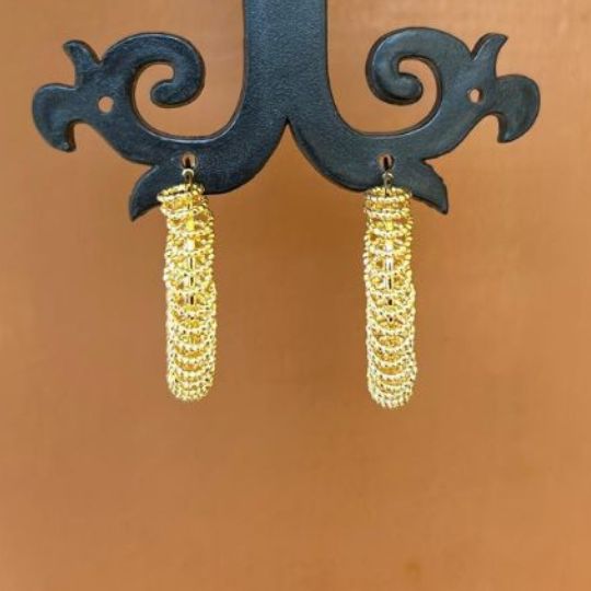 Golden Aisa Hoop Earring