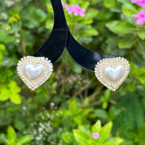 Heart American Diamond Earrings