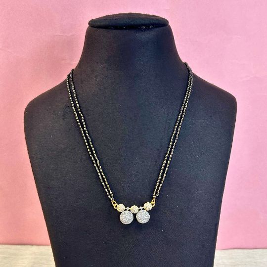 Girika American Diamond Mangalsutra Set