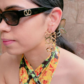 Heart Hoop Earrings