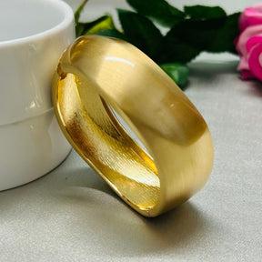 Matt Zigzag Raised Openable Kada/Cuff