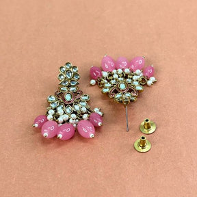 Ruhiya Pink Chandbalis