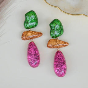 Chic Multicolor Drop Earrings