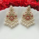 Ifra White Chandbalis