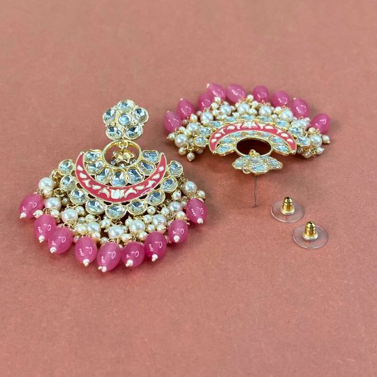 Rimi Pink Chandbalis