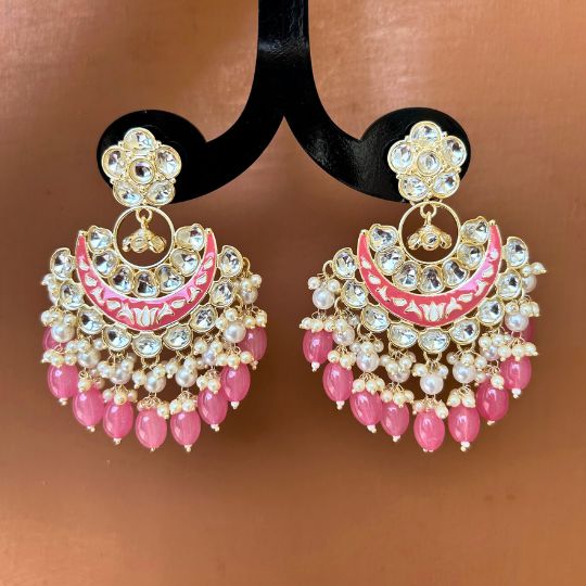 Rimi Pink Chandbalis