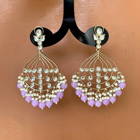 Indira Kundan Ethnic Earrings