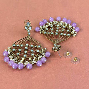 Indira Kundan Ethnic Earrings