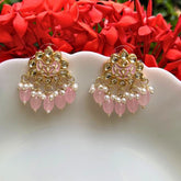 Prisha Baby Pink Stud Earrings