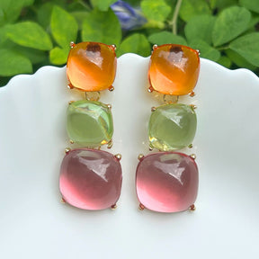 Maya Multicolor Statement Earrings