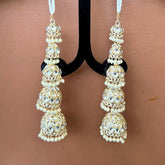 Umarani Layered Kundan Jhumka