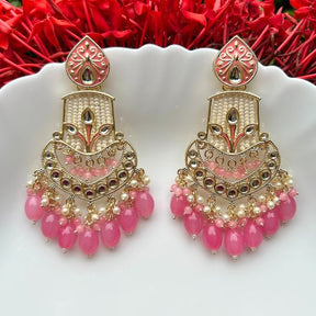 Inara Pink Chandbalis