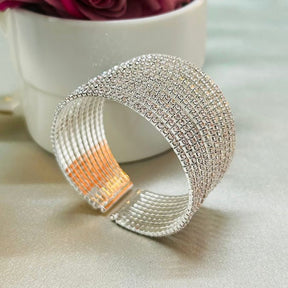 Layered American Diamond Bracelet