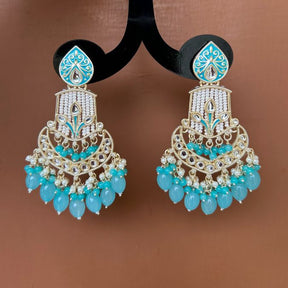 Inara Turquoise Chandbalis