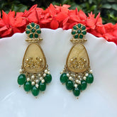 Hafsa Green Earrings