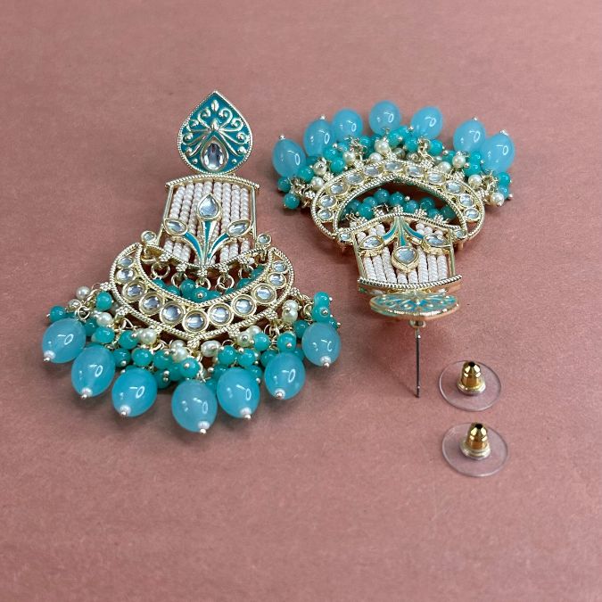 Inara Turquoise Chandbalis