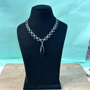 Madison Green American Diamond Necklace Set