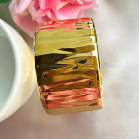 Golden Openable Kada/Cuff - Broad