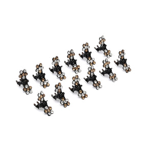 LAIDA Women Set of 12 Embellished Claw Clip