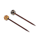 LAIDA Women Set of 2 Embellished Hairstick