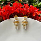 Glory Pearl CZ Layered Jhumka