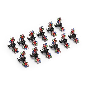 LAIDA Women Set of 12 Embellished Claw Clip