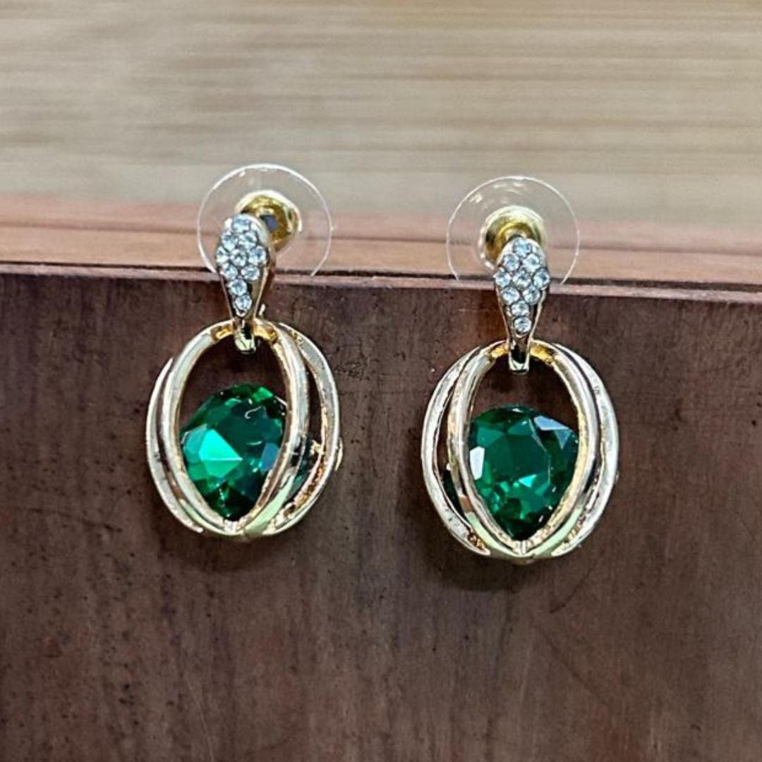 ELF Green Earrings
