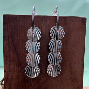 Sandy Silver Drop Earrings