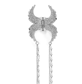 LAIDA Women Embellished Chain Claw Clip