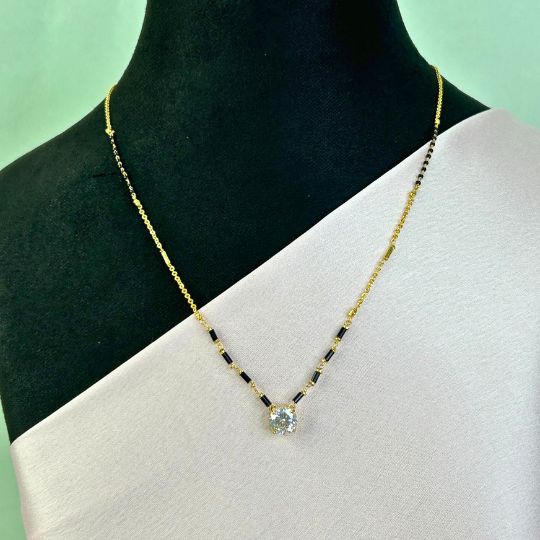 Rashmi Solitarie American Diamond Mangalsutra